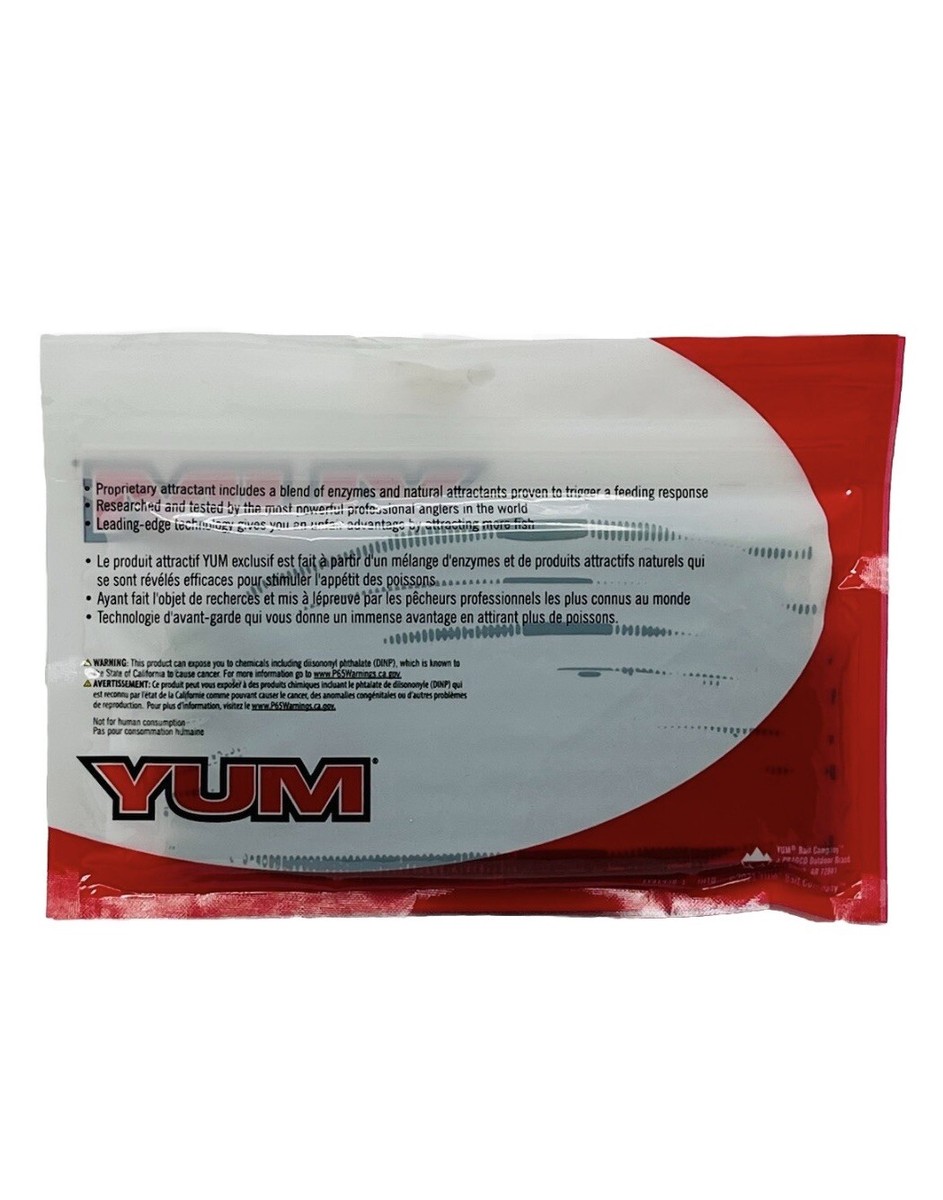 yum⭐︎ Yum 5” Dinger Soft Worm Fishing Lure 8pk Watermelon Seed YD509W