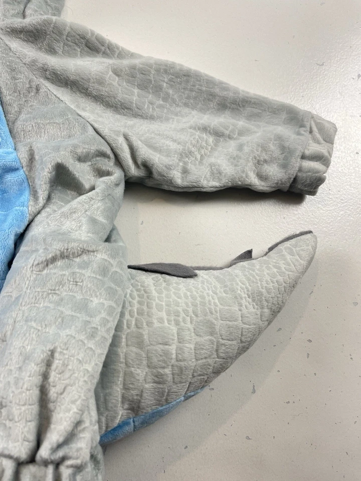 Triceratops Dinosaur Dino Baby Costume with Tail 6-12 Months Plush Warm Outfit - Image 3 of 4