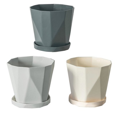  3 Sets Korb Blumentopf Mehrfarbige Blumentöpfe Design-Blumentöpfe