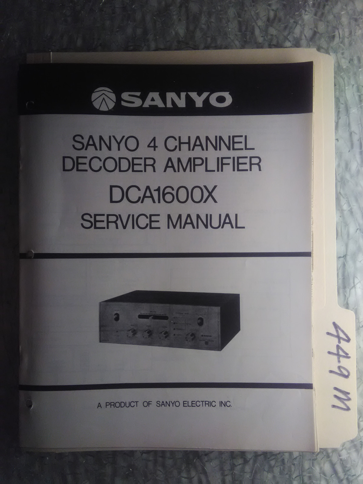 Sanyo DCA-1600X vintage audio equipment - eBay listing photo 3