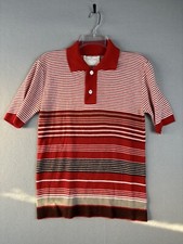 Vintage Jantzen Women  s Shirt M Medium Stripe Polo USA Collared 2707