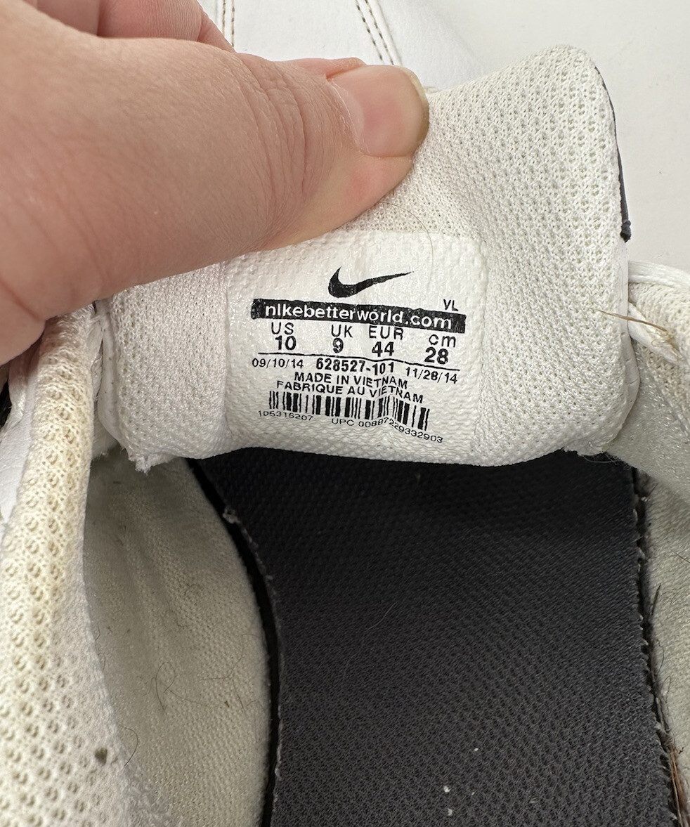 Nike Durasport III 3 Soft Spike Golf Shoes White Black Mens Size 10