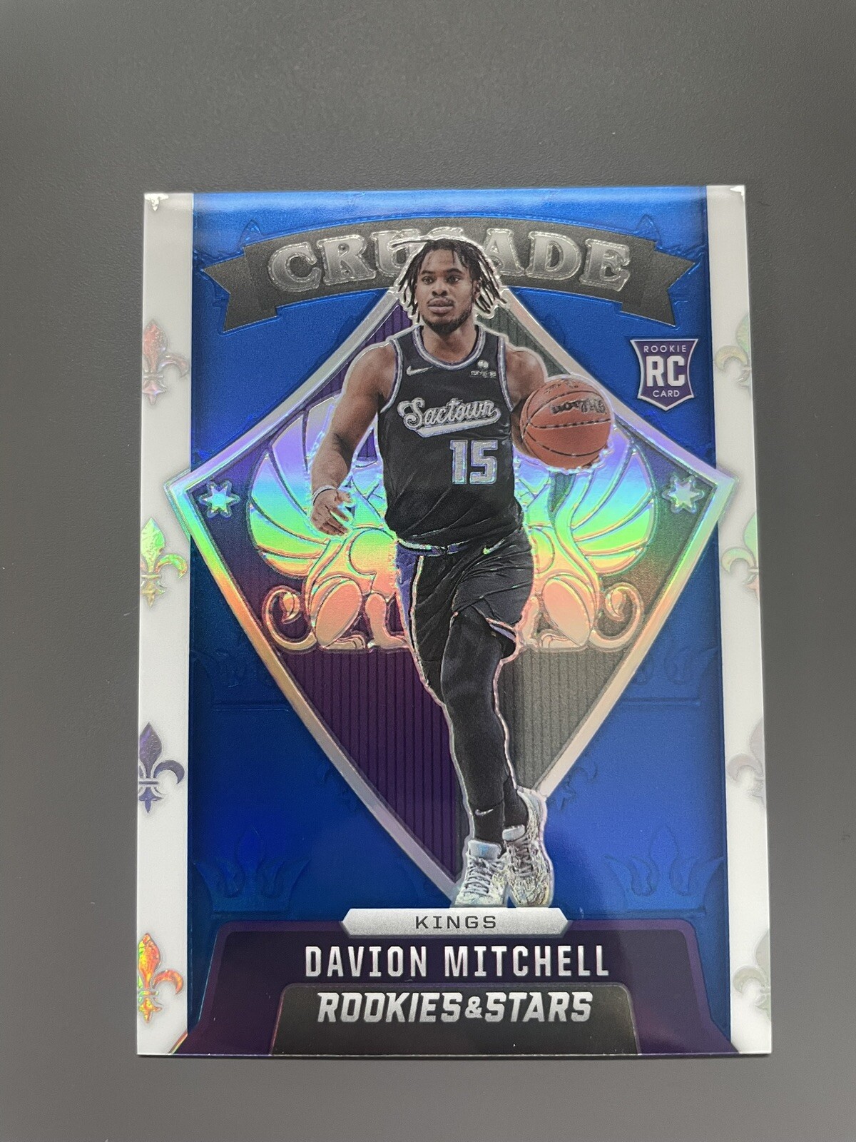 2021-22 Panini Chronicles Crusade Blue /99 Davion Mitchell #623 Rookie RC