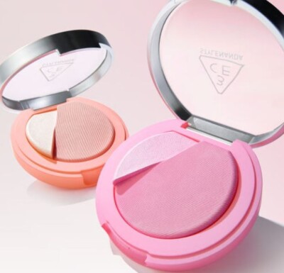 3CE Blushlighter 4.3g-4.8g 2025 New 7colors&3D Glow Pairing