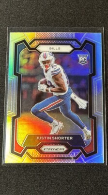 2023 Panini Prizm #310 Justin Shorter Silver Prizm Rookie RC Buffalo Bills