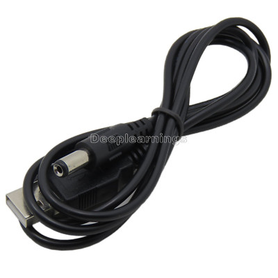 USB 2.0 auf DC 5,5mm X2,1mm 5,5X2,1 80cm USB auf Netzkabel Kabel MCU Netzteil