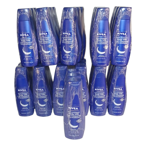 Nivea Extra Nourishing Body Milk 75ml Travel Size 36-Pack 2.7L 91oz Moisturizer