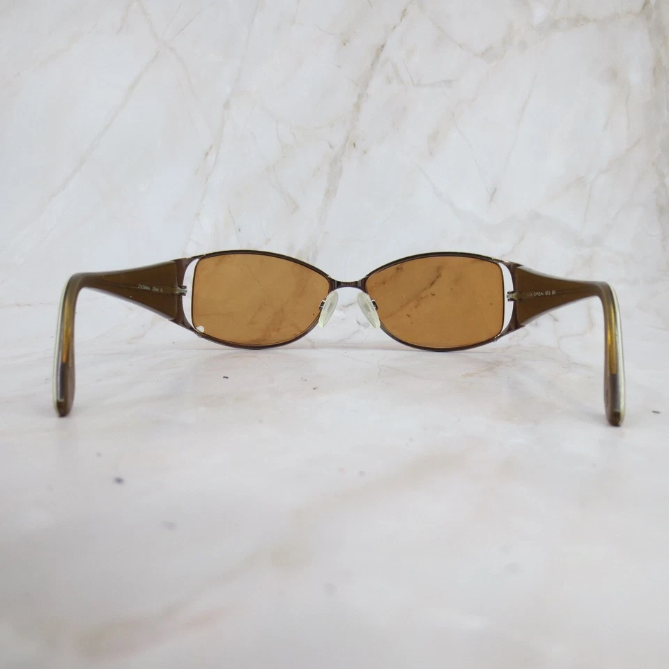 Gafas de sol Via Spiga marco 407-S 58X para mujer marrón borde completo de gran tamaño 54-18-125 Foto 4 de 4