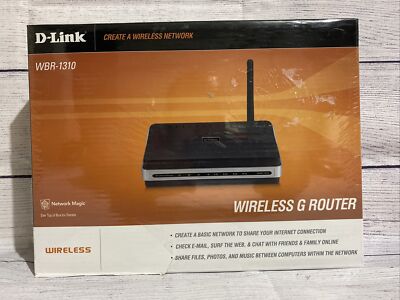 D-Link WBR-1310 54 Mbps 4-Port 10/100 Wireless G Router