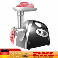 800W Elektrischer Fleischwolf Wurstfüller Zerkleiner Wurstmaschine Edelstahl DE