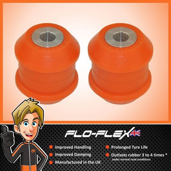Bmw E46 M3 Hinten Unten Arm AußEn Buchsen In Poly Polyurethan Flo-Flex-image