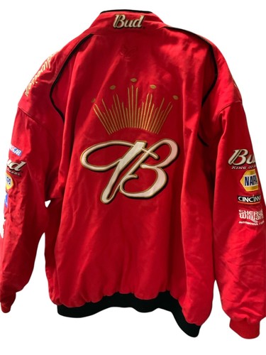 Dale Earnhardt Jr Chase Authentics Driver Line Budweiser Red Jacket Size XXL - Picture 3 of 24