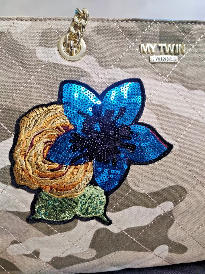 MY TWIN Twinset - Borsa con fiori con bag protettiva - Immagine 3 di 4