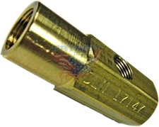 DELAVAN 17147 BRASS SIPHON NOZZLE ADAPTER 1/4 NPT