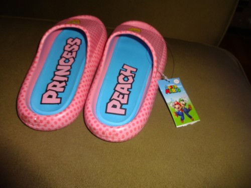 Sandalias Gound Up Super Mario Mujer Princesa Melocotón Slide Rosa - Imagen 10 de 11