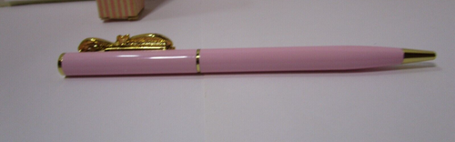 Avon 1995 Pink Ribbon Pen for Breast Cancer - New In Box - Foto 3 di 5