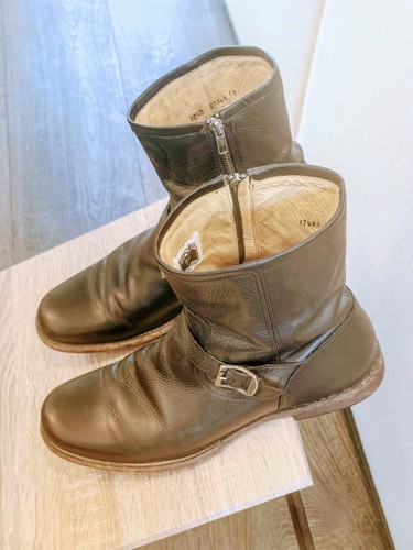 frye boots 10.5 D Men’s Engineering/motorcycle. Black Leather