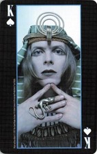 David Bowie Single Swap Playing Card - 1 card King of Spades