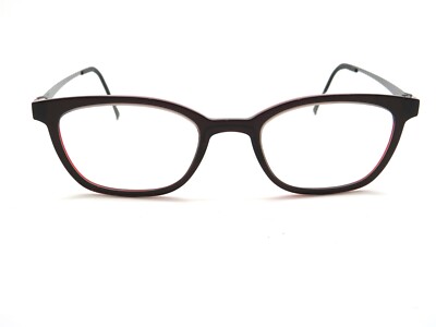 LINDBERG 1164 col. AG96 Black-Red Transparent 52mm Eyeglasses