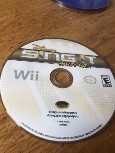 Disney Sing It: Party Hits (Nintendo Wii, 2010)-Disc Only - Picture 1 of 3