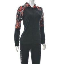 Champion jumper DouDry Women's Contrast Trim Pouch Pocket Hoodie Jacket L/12-14