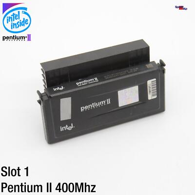 CPU INTEL PENTIUM 2 II 400MHZ PROCESSOR SLOT1 SL2U6 SL3EE PASSIV KÜHLER SLOT 1