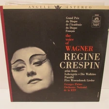 WAGNER Arias REGINE CRESPIN VINYL LP Angel 35832 w Lyric Insert
