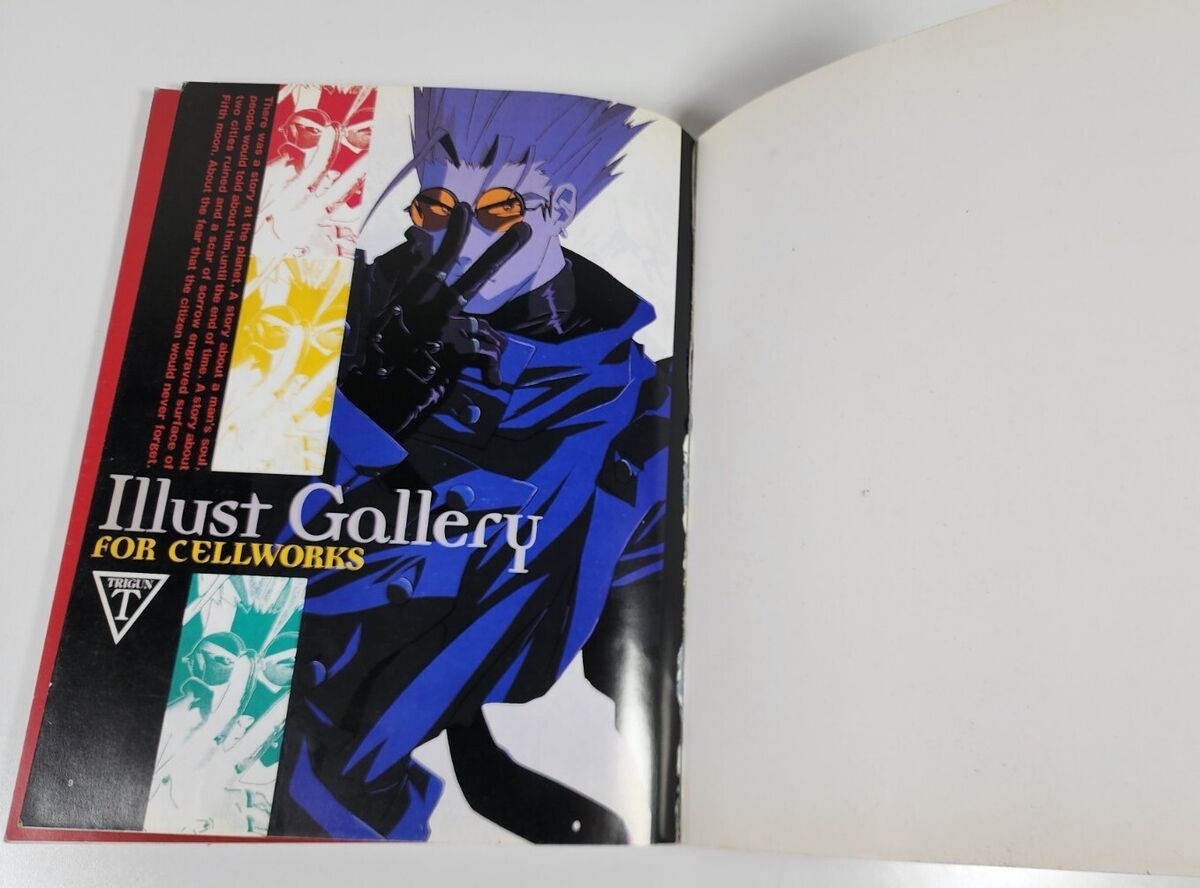 Trigun Art Book Yasuhiro Nightow Official Artbook Vintage Trigun Art Book Yasuhiro Nightow Official Artbook Vintage