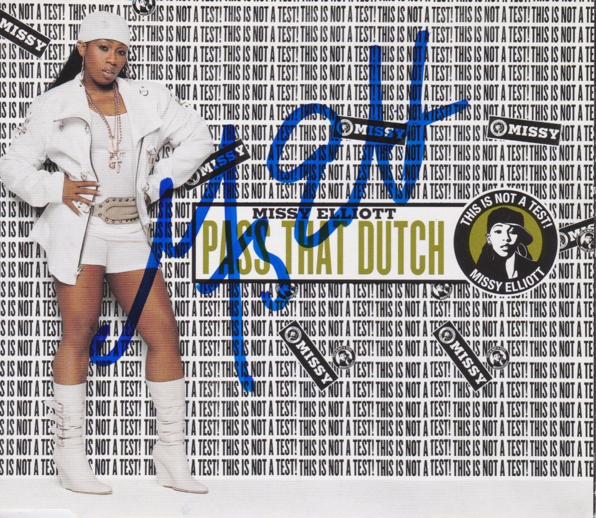Missy Elliott signed Pass That Dutch cd single | eBay