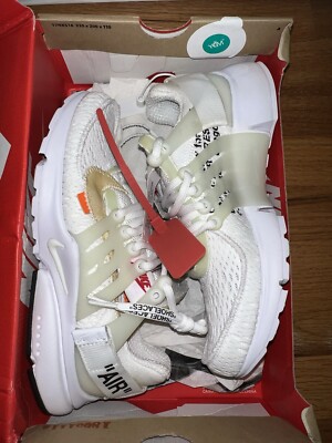 Size 7 - Nike Air Presto x OFF-WHITE White 2018 AA3830-100 Men's BRAND NEW