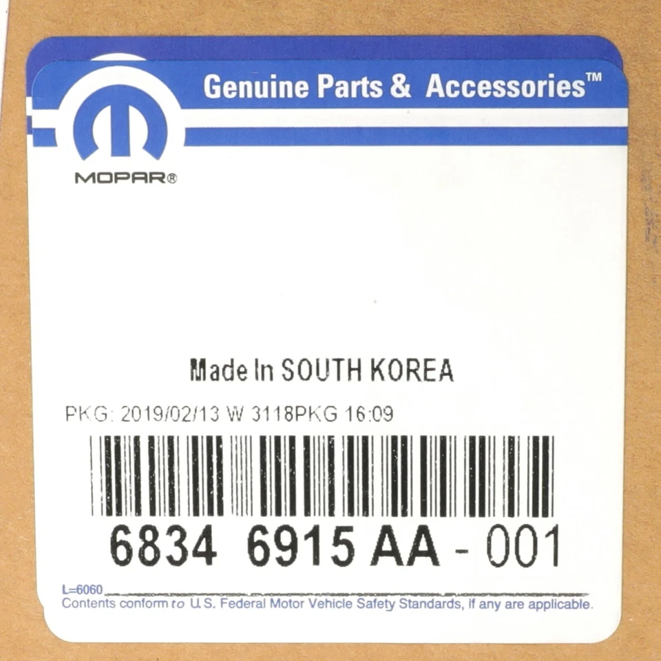 Jeep Dodge Chrysler 2011-2026 motor bomba de agua fabricante de equipos originales nuevo genuino Mopar 69346915AA Foto 3 de 3