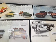 5 Vintage 1968 AMC JAVELIN ADS Original Print Ad Literature