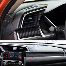 Center Dashboard Console Panel Decal Trim Sticker For Honda Civic 10th 2016-2021 Center Dashboard Console Panel Decal Trim Sticker For Honda Civic 10th 2016-2021