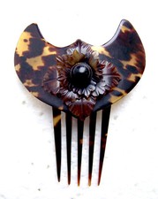 Victorian tiara style hair comb hinged - INCLUDES US TARIFFS
