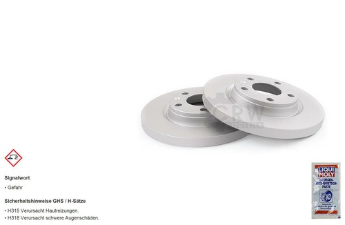 2x Bremsscheibe Vorne 288mm Voll Für Audi 100 4A C4 A4 8D2 B5 A6