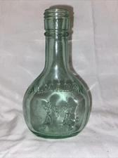 Vintage Almaden Pony Green Glass Wine Bottle 187ml Almaden Vineyards Excellent 