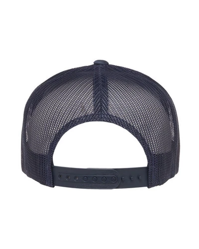Yupoong 6006 YP Classics 5-Panel Trucker Hat Mesh Back Snapback Flat Bill Cap
