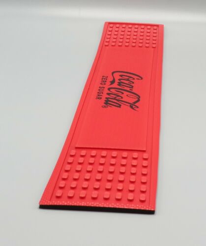 Coca-Cola Zero Sugar Red Rubber Bar Spill Tap Mat - Picture 3 of 5