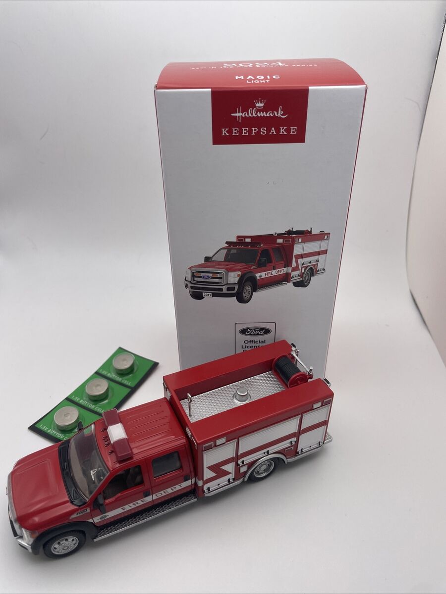 2024 Hallmark Ornament 2011 FORD F-550 FIRE ENGINE FIRE 2024 Hallmark Ornament 2011 FORD F-550 FIRE ENGINE FIRE