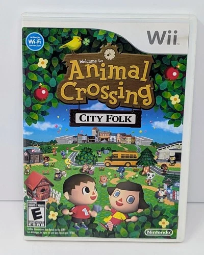 Animal Crossing: City Folk (Nintendo Wii, 2008) Complete - Tested & Working!