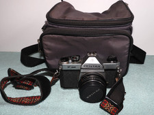 PENTAX K1000 35mm SLR Film Camera w/ SMC PENTAX-M 50mm f/1.2 Lens