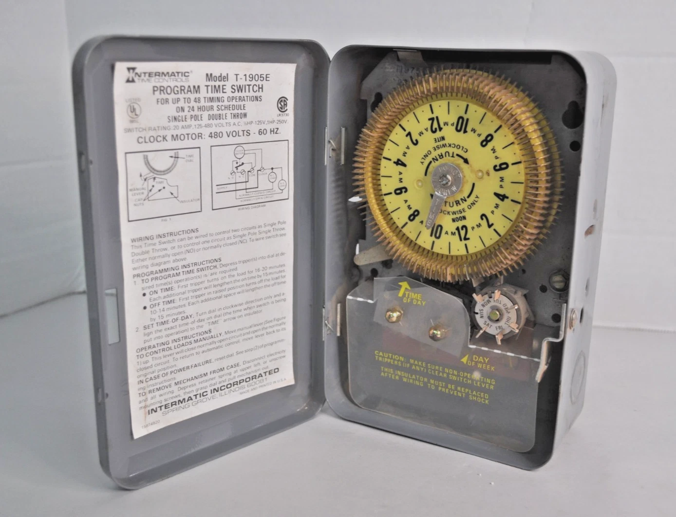 NOS Intermatic T1905e Electromechanical Timer, Multi Operational (Read)
Opens in a new window or tab