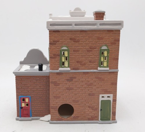 Estación de policía Snow Village Dept 56 54853 escala O EX/caja - Imagen 5 de 9