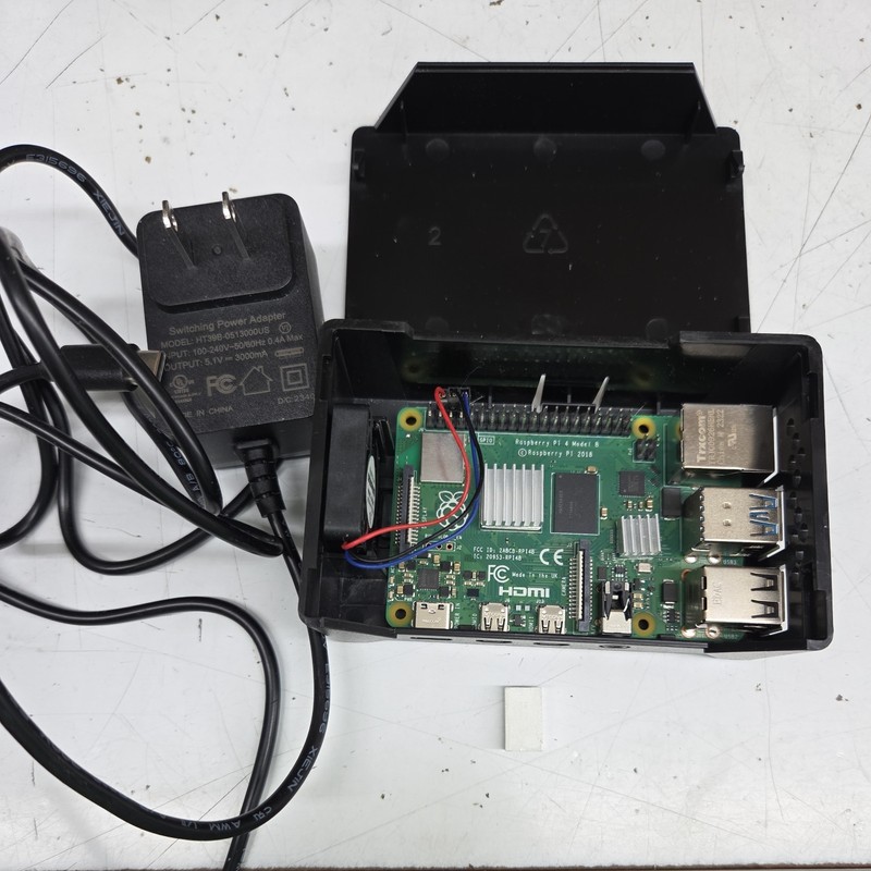 Raspberry Pi 4 Model B 1GB RAM — Tested Working w/ Heatsinks