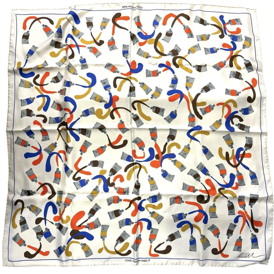 Louis Vuitton Silk Scarf Stole for Women Preowned No Box