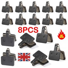 4Pairs Cycle MTB Resin Brake Pads For Shimano Altus, Deore, Tektro, Carrera Bike