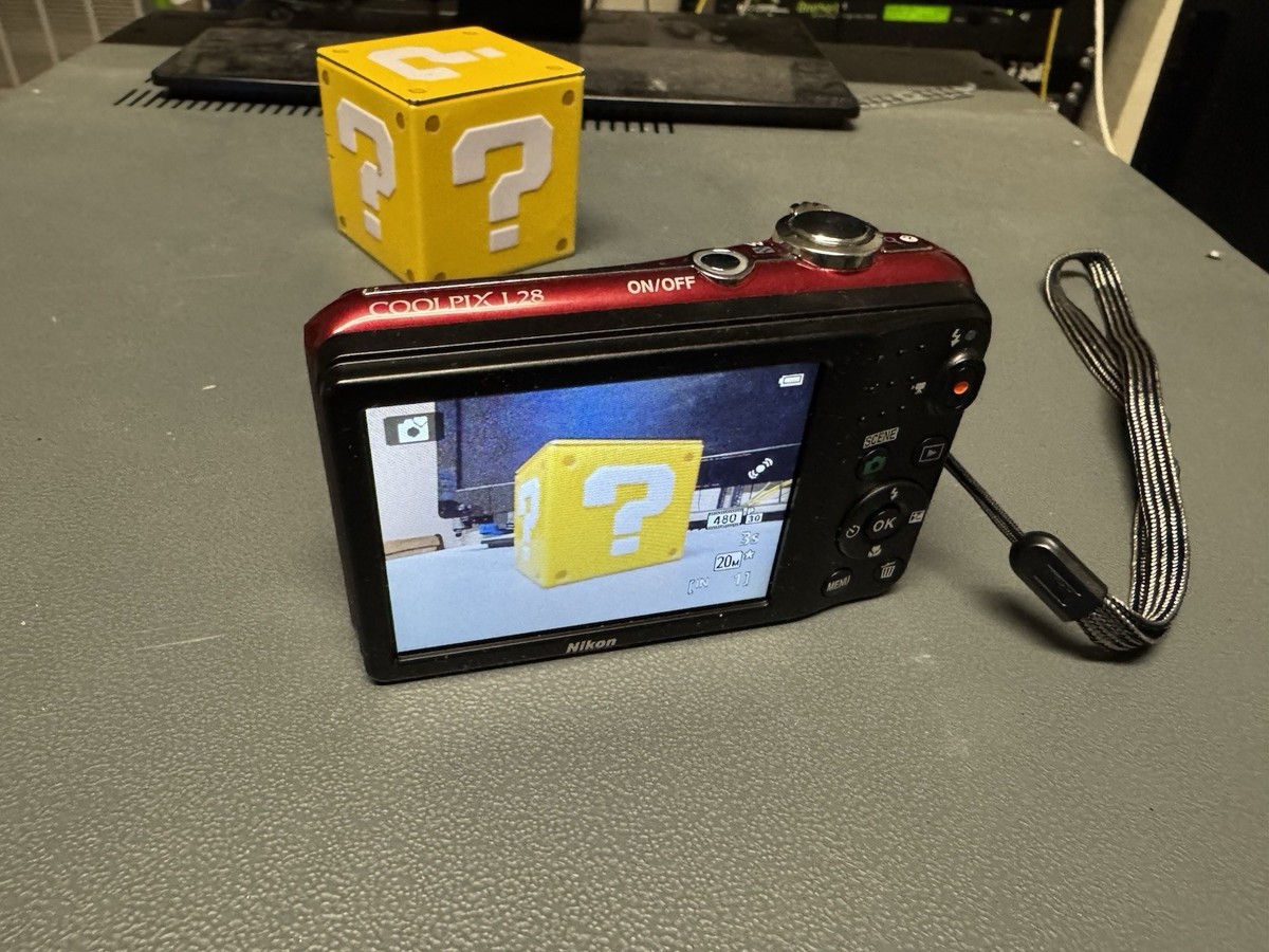 Nikon COOLPIX L28 20.1MP Digital Camera - Red for sale
