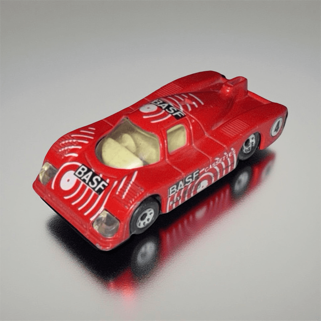 展示品＋非売品 大阪酸素工業 BOC GASES ミニカー 1984 Matchbox Red #4 Sauber Group C Racer BASF Car Macau 1:55