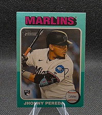 2024 Topps Heritage High Number - SP Jhonny Pereda #719 Aqua Border (RC)