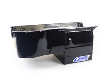 Canton 16-724 Oil Pan 351c Ford Rear Sump 4x4 Truck Oil Pan Black Powder Coat